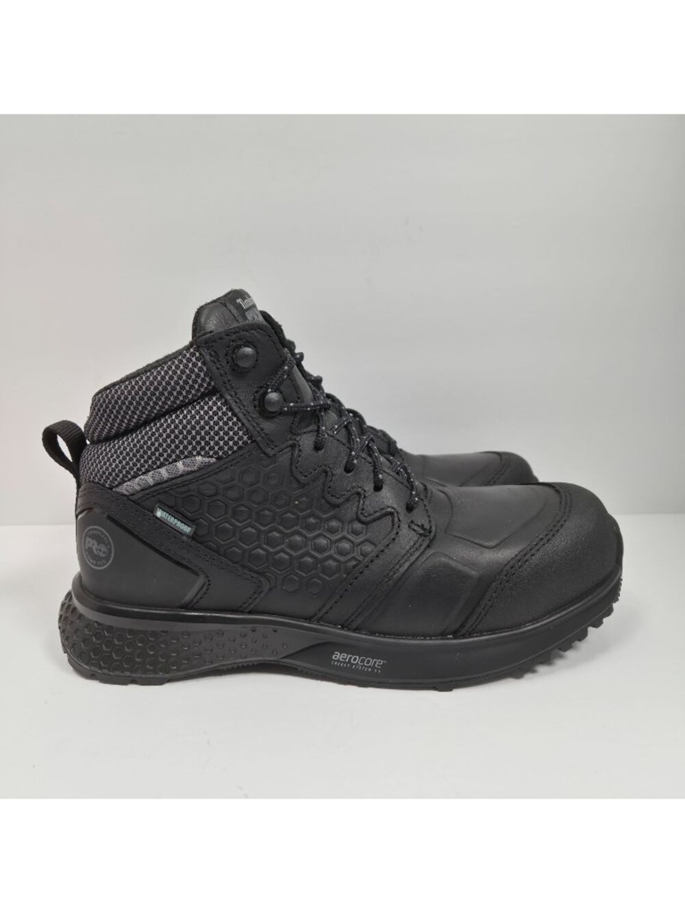 Timberland PRO Women's Black Steel Toe Waterproof Work Boots F2413-18 US Size 8